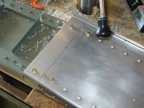 Using bolts as registration pins