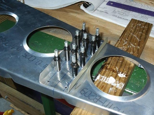 Bellcrank channel in place