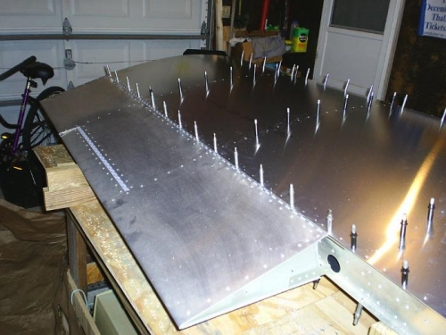 Looking OB. Notice the trim tab.