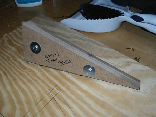 Flap rib form blocks