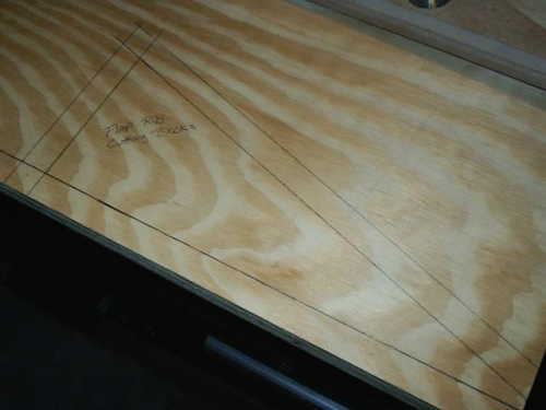 Flap rib cutting blocks