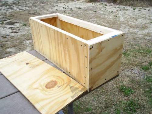 The WAY too big shipping crate