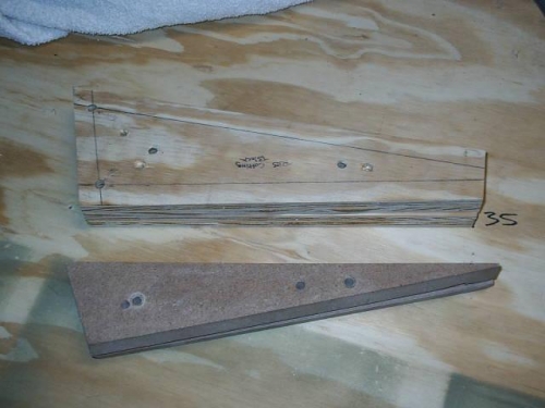 Cutting and forming blocks for ribs