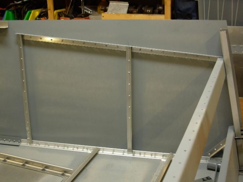 The interior view of the supports