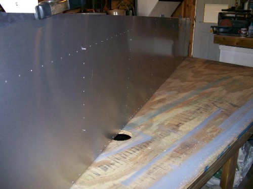 Smooth left fuselage side