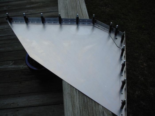 The passenger side arm rest removed