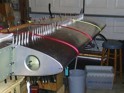 Leading edge showing good radius around nose rib