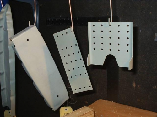 Treating all stablilizer parts with corrosion protection