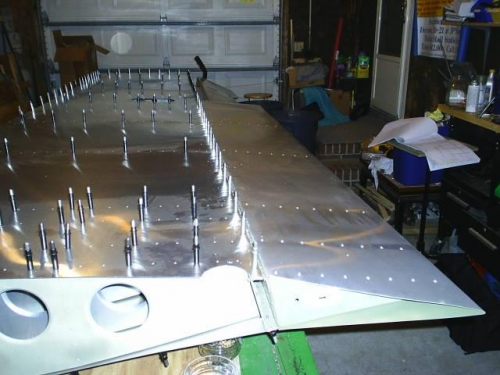 Flap fitted (wing upside-down)