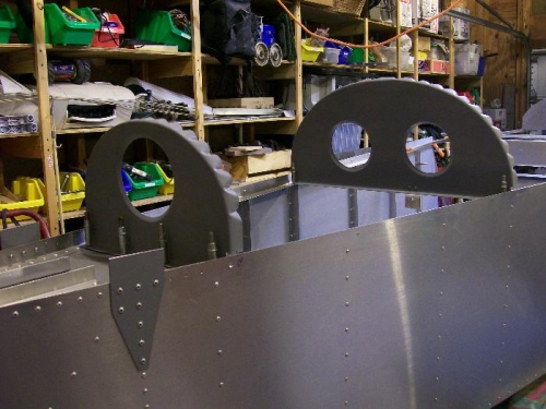 Drilled and clecoed in place