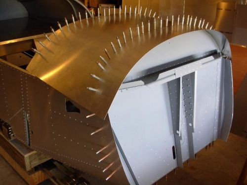 Getting it fastened into place