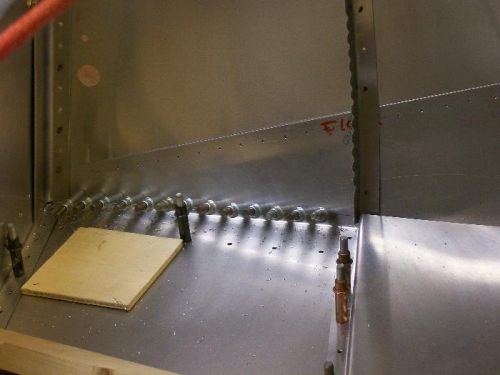 Close to the spar - the joint begins