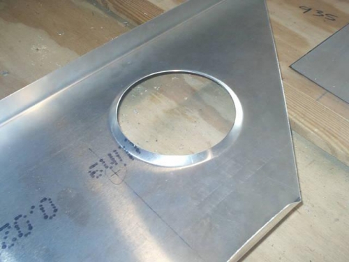 Test flange in goofed-up part