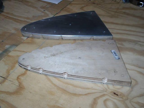 Nose rib forming blocks