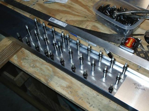 Splice plate in place