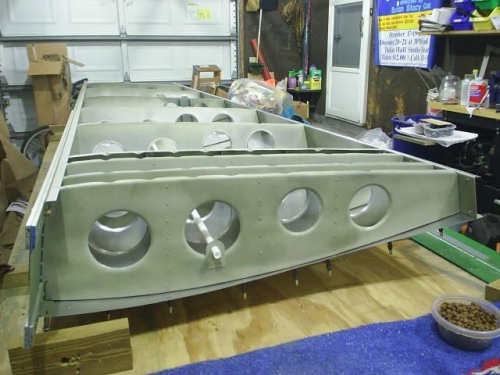 Left wing flipped upside-down