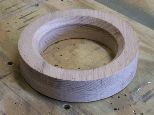 Female flanging die finished