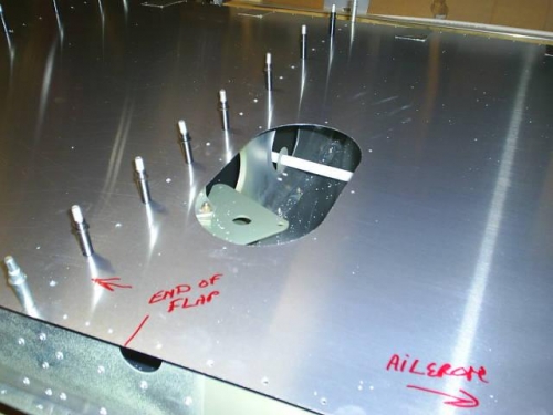 Left bellcrank access door