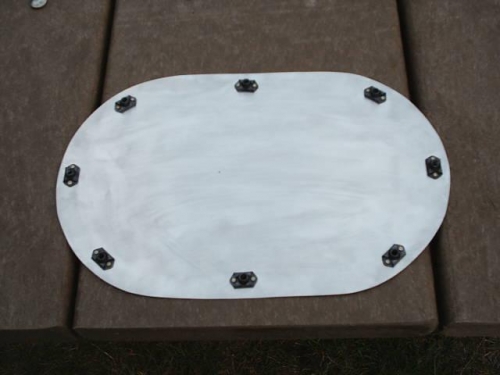 Nut plates on the back