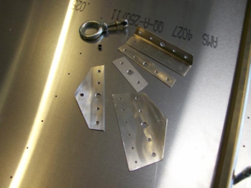 Lower rudder hinge parts