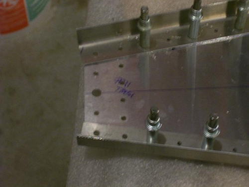 Rudder attaches here...