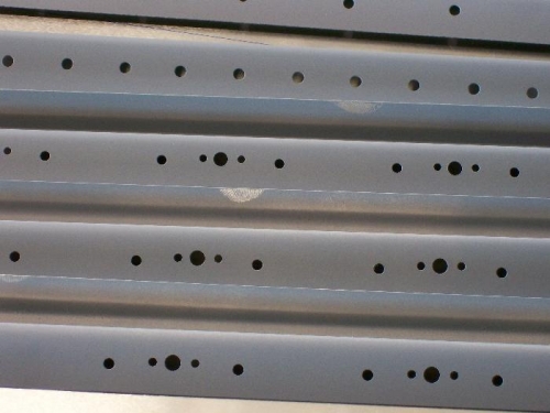 Stiffeners around inspection door