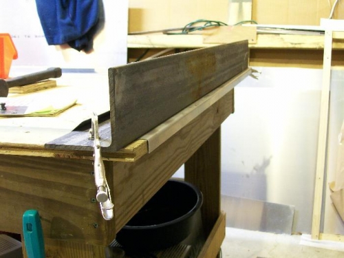 This flange helps hold it in place