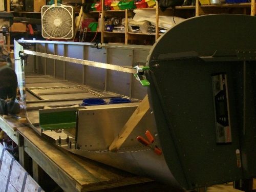 Looking from the front