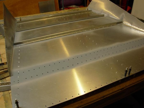 Channels riveted in...