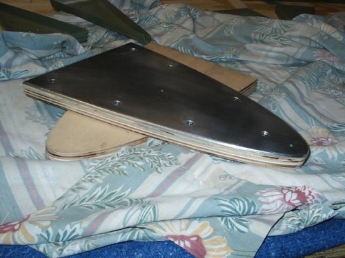 Left & right nose rib forming blocks