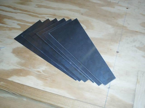 Aileron rib blanks