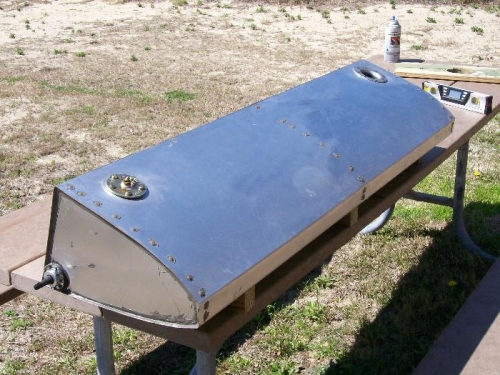 2nd leak test of left fuel tank