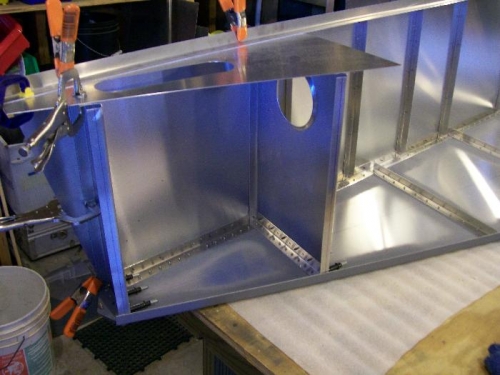 The horizontal tail supports