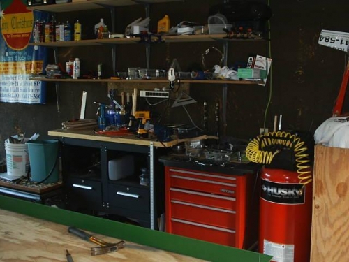 Shot of the workbench