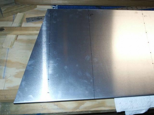 Inboard end trimmed to fit close to fuselage