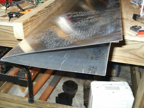 Aileron skin pre-cleanup