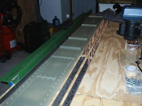 Spar caps in the step-drilling process