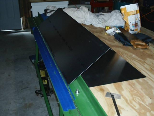 Bending the tank skin