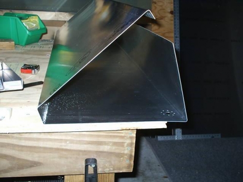 Tank skin bent to specs