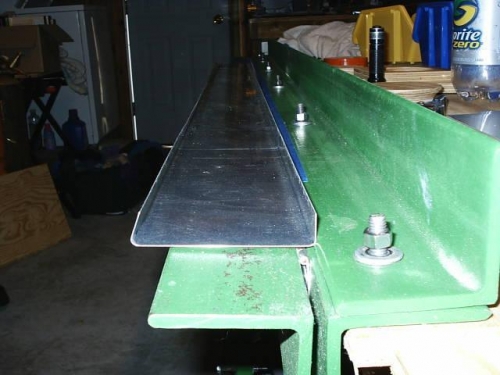 Finished 6-foot rear channel