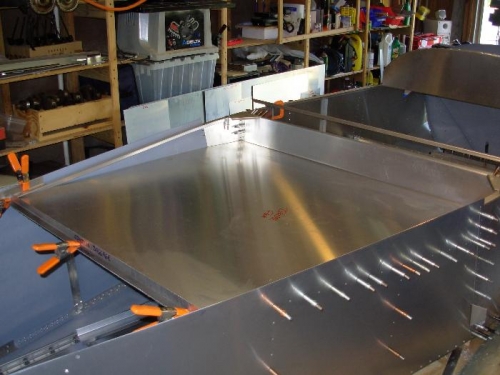 Trial fitting into place