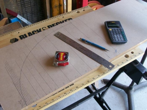 Plotting the baggage back bulkhead - it's next