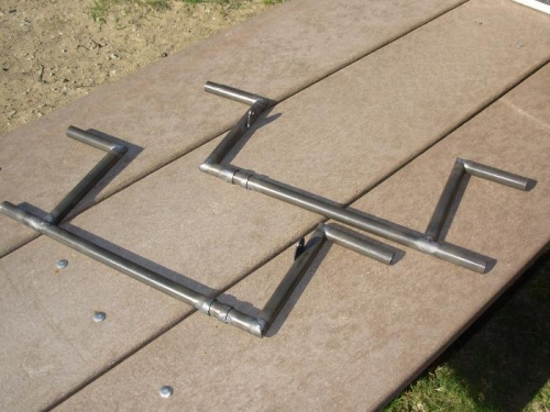 Pedals ready for TIG welding