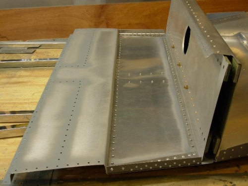 The gear channel in place