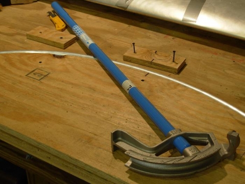 Conduit bending tool from Home Depot
