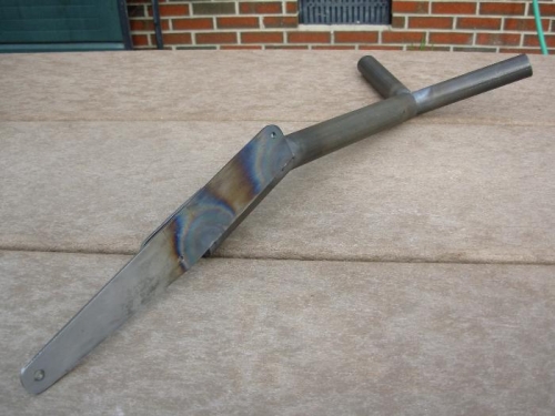 Control yoke ready for final welding