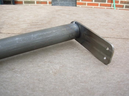 Aileron cables attach to the torque tube here