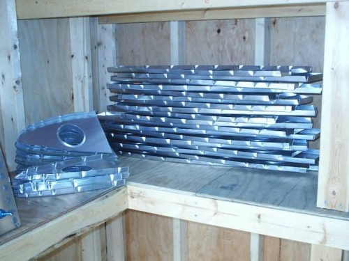 Nose Ribs and Rear Ribs in Storage