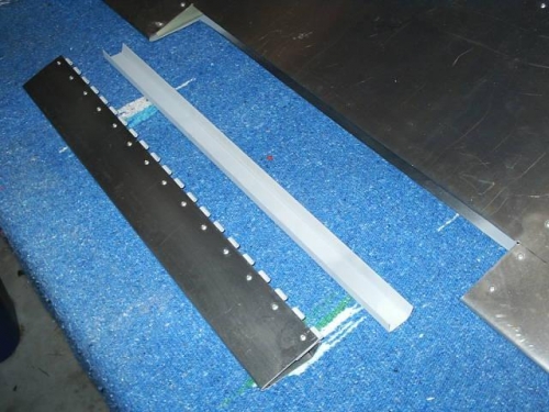 Aileron trim tab with other parts