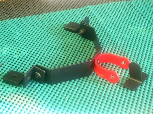 Individual pieces of the cyclic lock (lock pin not shown)